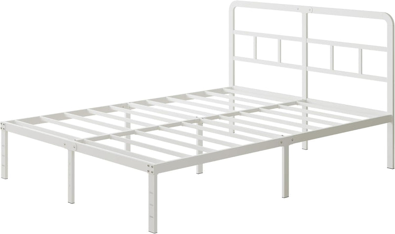 Metal Bed Frame with Headboard 46CM High