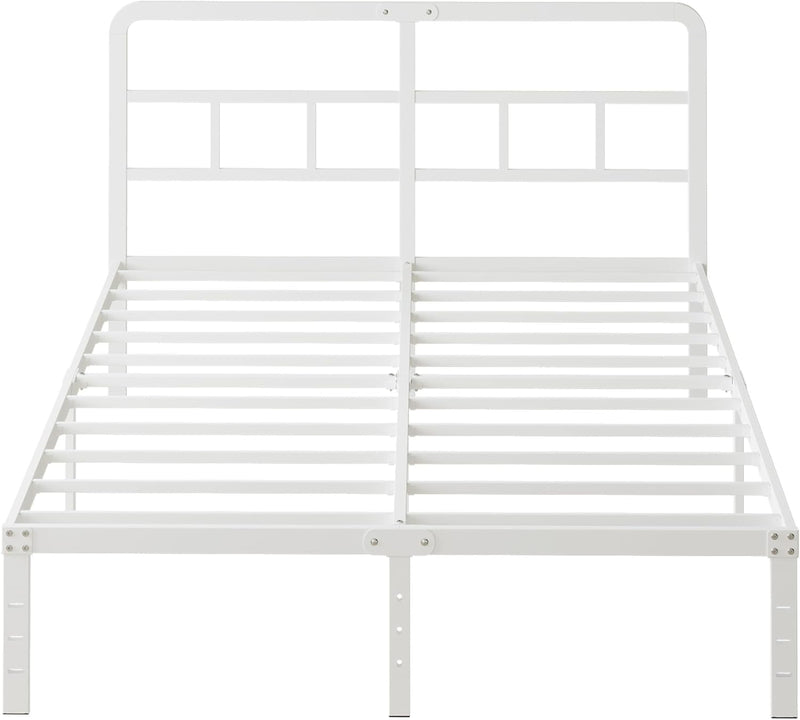 Metal Bed Frame with Headboard 46CM High
