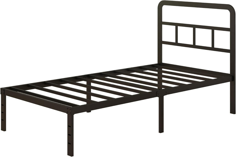 Metal Bed Frame with Headboard 46CM High