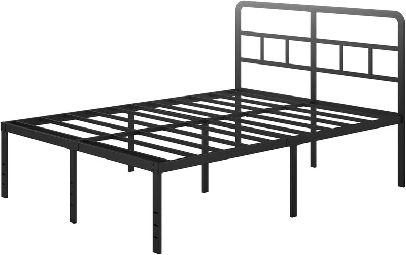 Metal Bed Frame with Headboard 46CM High
