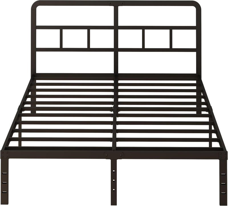 Metal Bed Frame with Headboard 46CM High