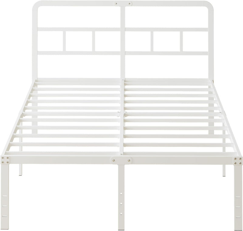 Metal Bed Frame with Headboard 46CM High