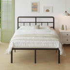 Metal Bed Frame with Headboard 46CM High