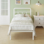 Metal Bed Frame with Headboard 46CM High