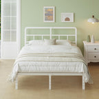 Metal Bed Frame with Headboard 46CM High