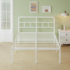 Metal Bed Frame with Headboard 46CM High