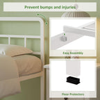 Metal Bed Frame with Headboard 46CM High