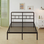 Metal Bed Frame with Headboard 46CM High