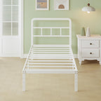 Metal Bed Frame with Headboard 46CM High