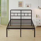 Metal Bed Frame with Headboard 46CM High