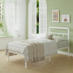 Metal Bed Frame with Headboard 46CM High
