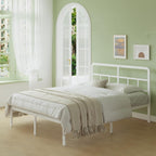 Metal Bed Frame with Headboard 46CM High