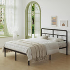 Metal Bed Frame with Headboard 46CM High