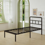 Metal Bed Frame with Headboard 46CM High