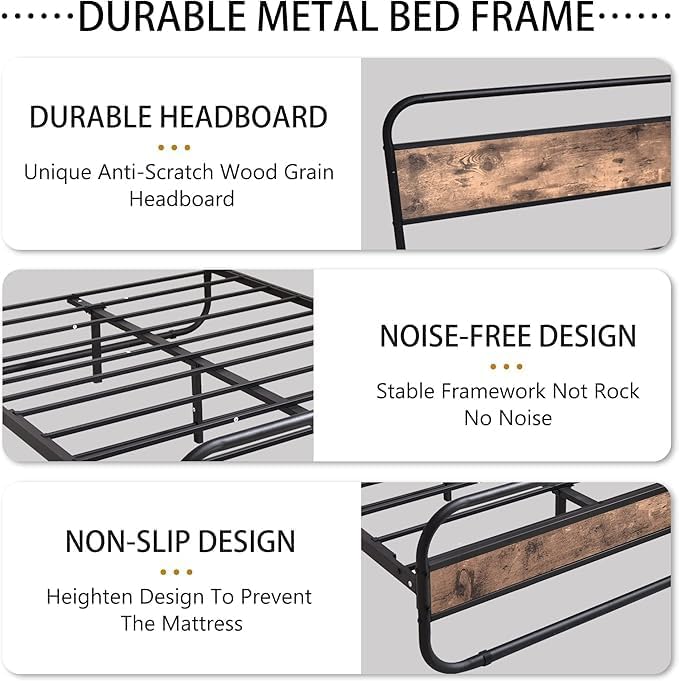 Bed Frame with Headboard