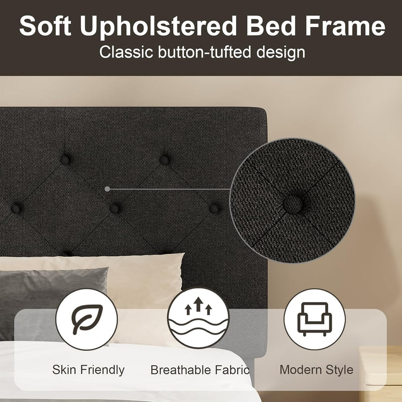 Bed Frame with Headboard