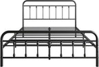Bed Frame with Headboard and Footboard
