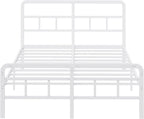 Bed Frame with Headboard and Footboard