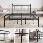 Bed Frame with Headboard and Footboard