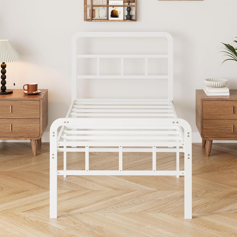 Bed Frame with Headboard and Footboard
