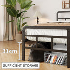 Bed Frame with Headboard and Footboard