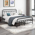 Bed Frame with Headboard and Footboard