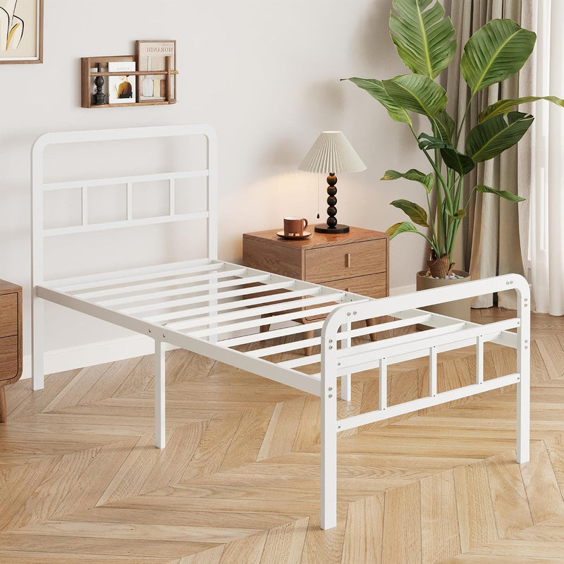 Bed Frame with Headboard and Footboard