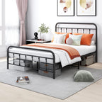 Bed Frame with Headboard and Footboard