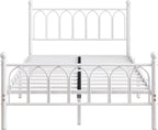 Bed Frame with Headboard and Footboard Metal Platform