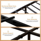 Bed Frame with Headboard and Footboard