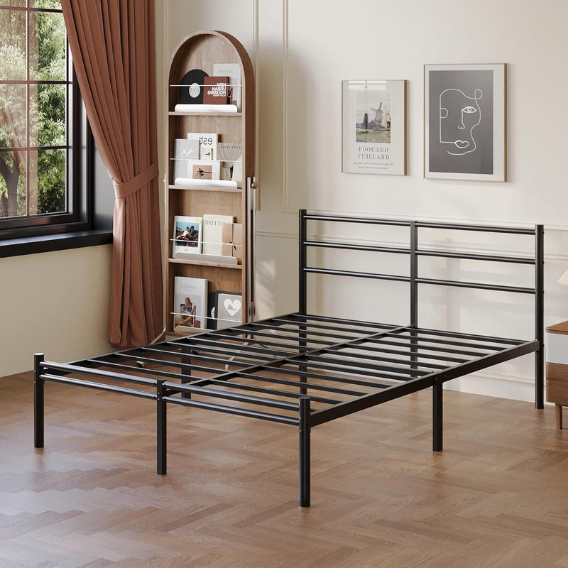 Bed Frame with Headboard and Footboard