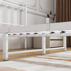 Bed Frame with Headboard and Footboard Metal Platform