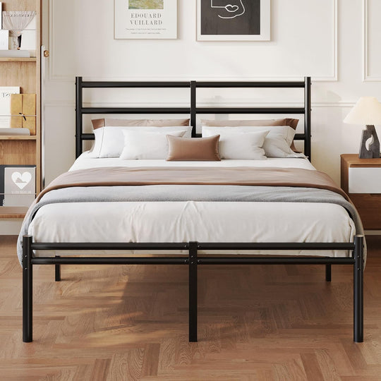Bed Frame with Headboard and Footboard