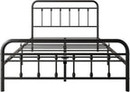 Bed Frame with Headboard and Footboard Under Storage