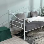 Bed Frame with Headboard and Slatted Sofa