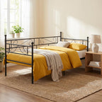 Bed Frame with Headboard and Slatted Sofa