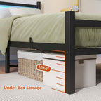 Bed Frame with Headboard LED Lights