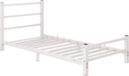 Bed Frame with Headboard Low Floor for Living