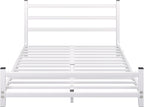 Bed Frame with Headboard Low Floor for Living