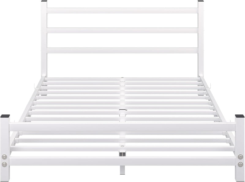 Bed Frame with Headboard Low Floor for Living
