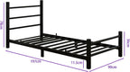 Bed Frame with Headboard Low Floor for Living
