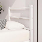 Bed Frame with Headboard Low Floor for Living