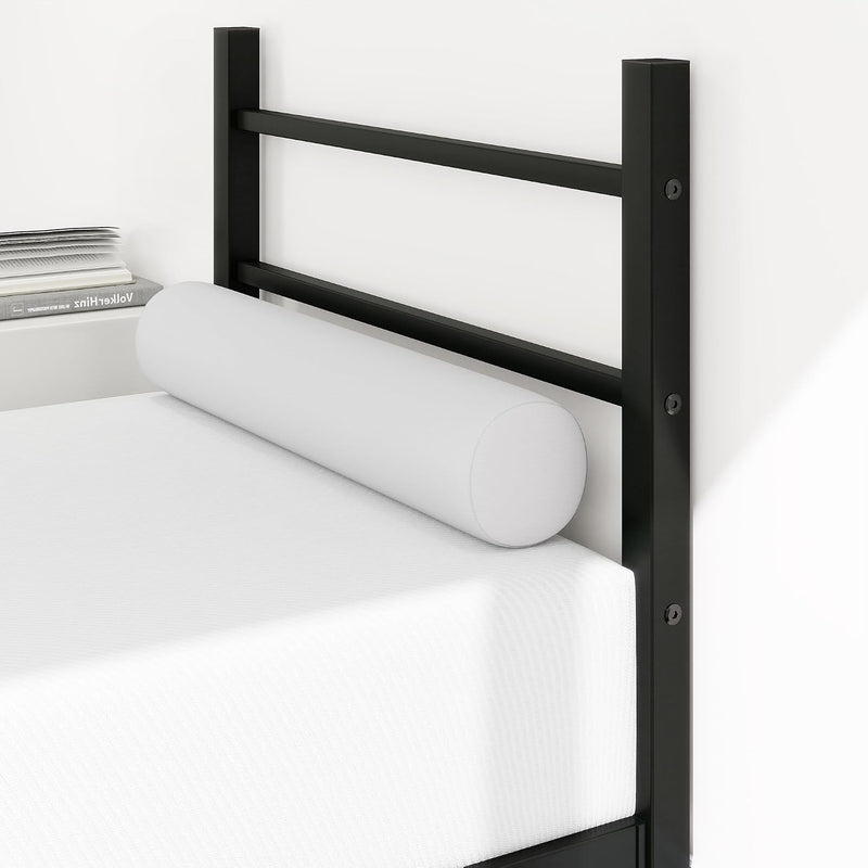 Bed Frame with Headboard Low Floor for Living