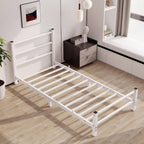 Bed Frame with Headboard Low Floor for Living