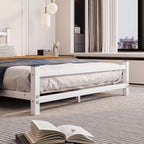 Bed Frame with Headboard Low Floor for Living