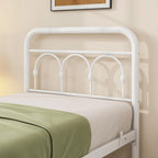 Bed Frame with High Headboard and Footboard Vintage