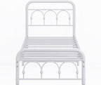 Bed Frame with High Headboard and Footboard Vintage