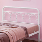 Bed Frame with High Headboard and Footboard Vintage