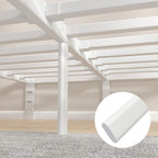 Bed Frame with Metal Anti-Slip Gasket and Large
