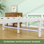 Bed Frame with Metal Slatted Base 32CM